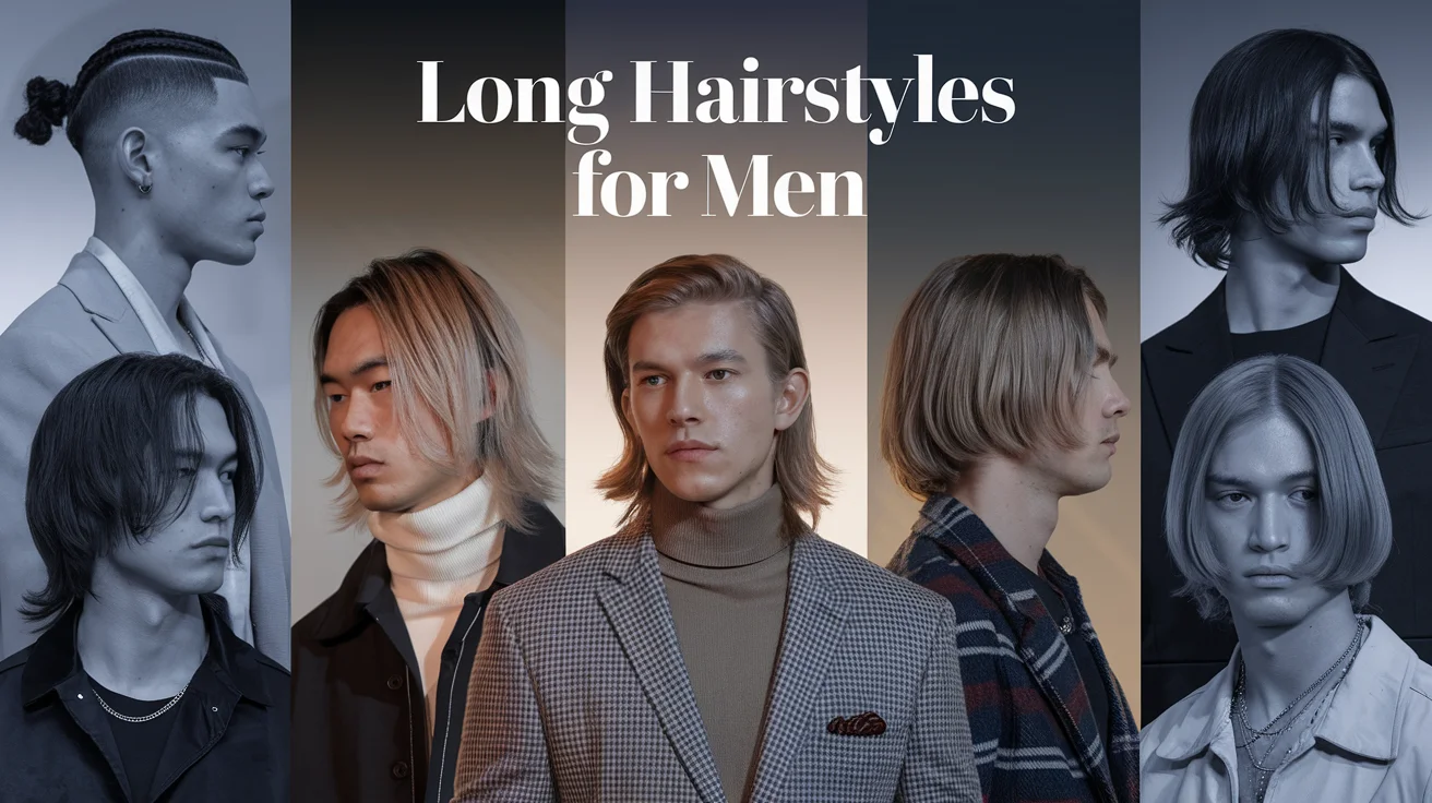 The Ultimate Guide to Long Hairstyles for Men in 2025 (Top 13 Styles) 1 a clean modern editorial style collage i 0NFA6kvSSkSNlRPAp3wyhA RXK4mZdSRCWgL 7WYbvWwg