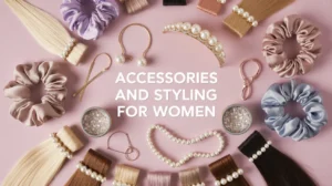 Hair accessories including clips, scrunchies, and headbands